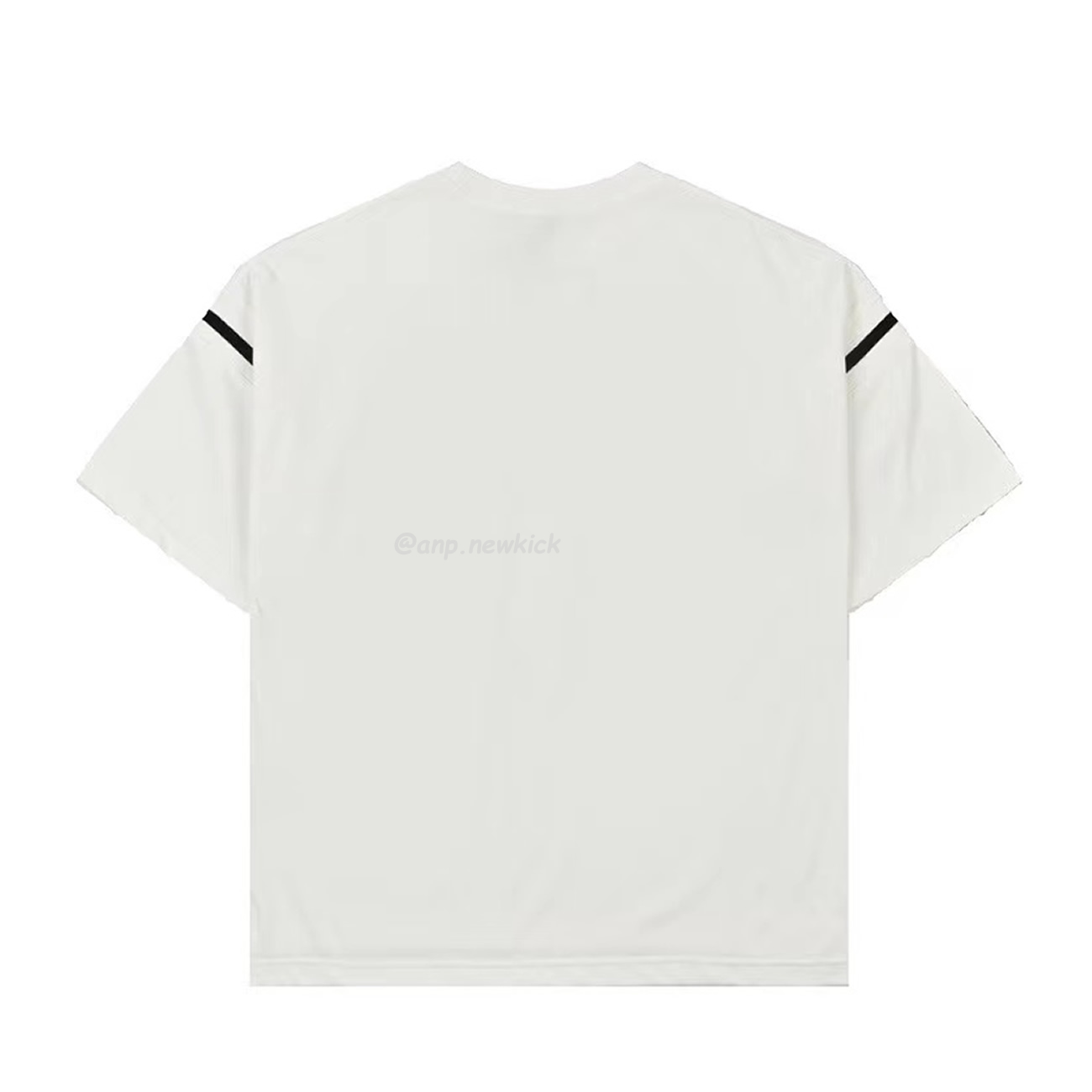 Dior Wide Body Bamboo Pure Cotton Plain Weave Fabric T Shirt White Navy (11) - www.newkick.vip